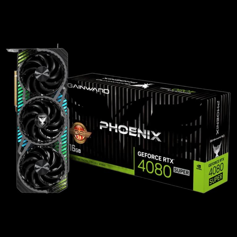 Gainward GeForce RTX 4080 SUPER PHOENIX GS - 16GB, черный цвет