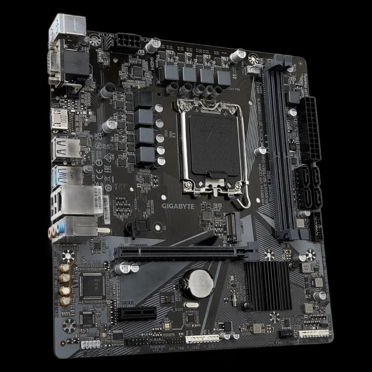 Gigabyte H610M H V2 OEM - DDR4, черный цвет