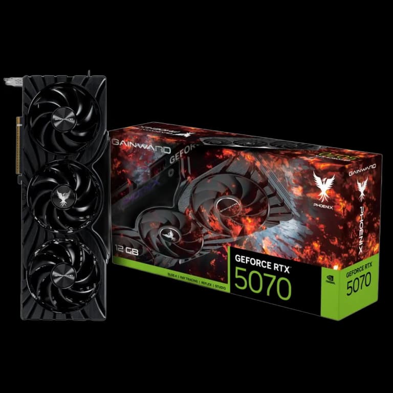 Gainward GeForce RTX 5070 PHOENIX - 12GB, черный цвет