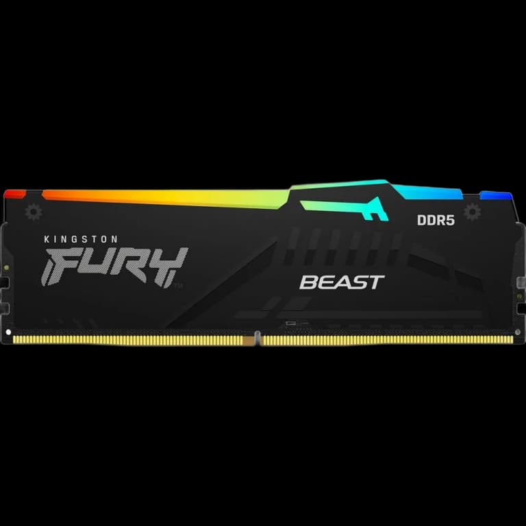 Kingston 32GB (1*32) DDR5 5600 DIMM FURY Beast Black RGB