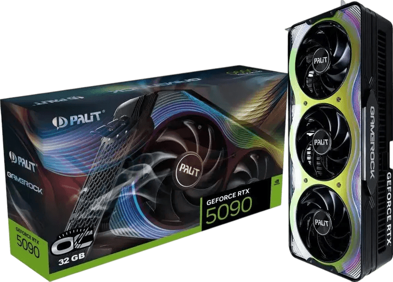 Palit GeForce RTX 5090 GameRock - 32GB, черный цвет