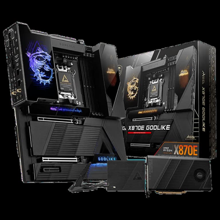 MSI MEG X870E GODLIKE - DDR5, WIFI, черный цвет