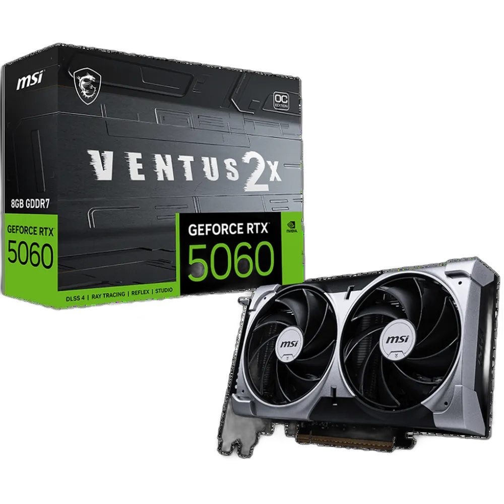 MSI RTX5060 VENTUS 2X OC 8GB GDDR7