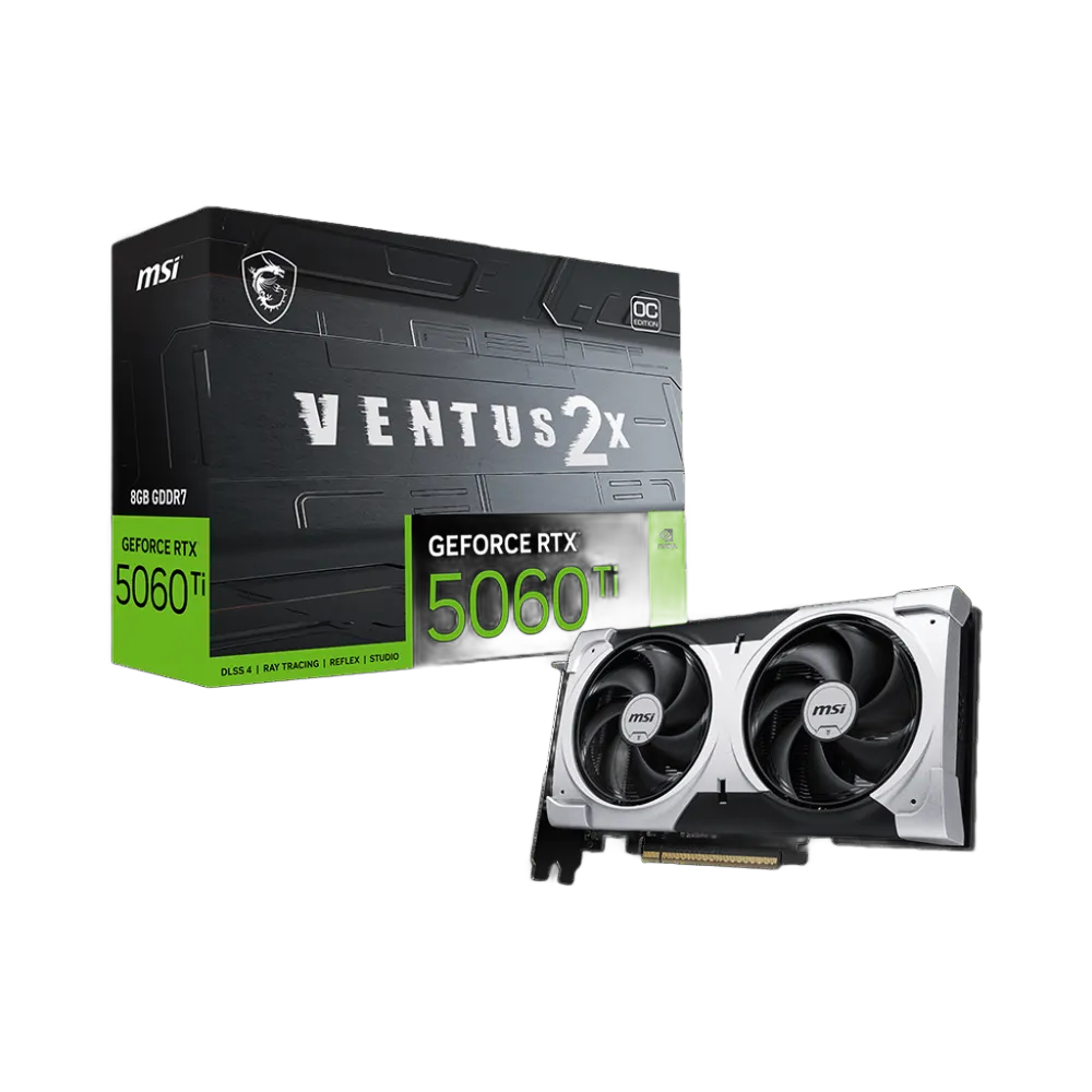 MSI RTX5060Ti VENTUS 2X OC PLUS 8GB GDDR7