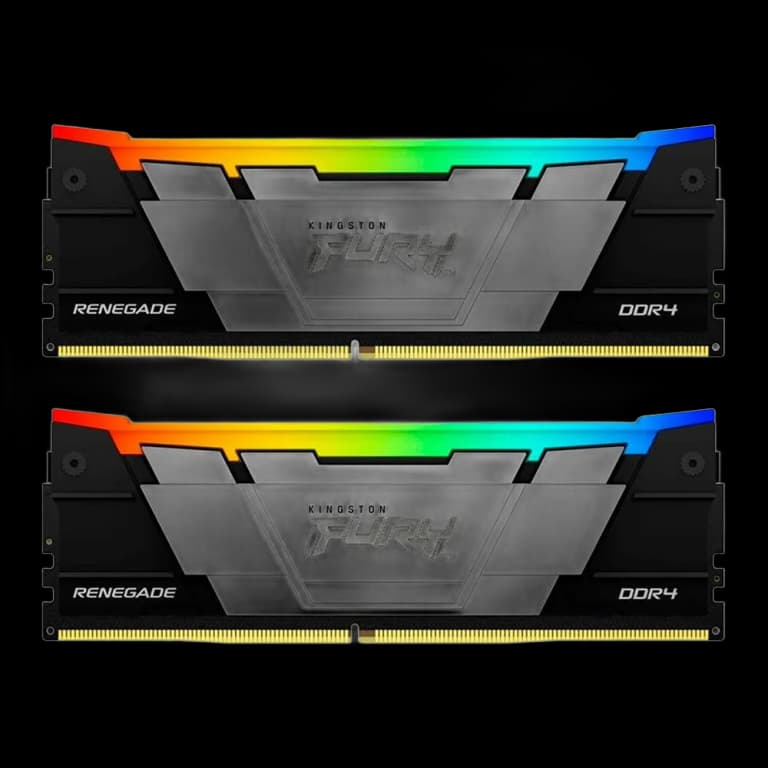Kingston 64GB (2*32) DDR4 3600 FURY Renegade RGB Black