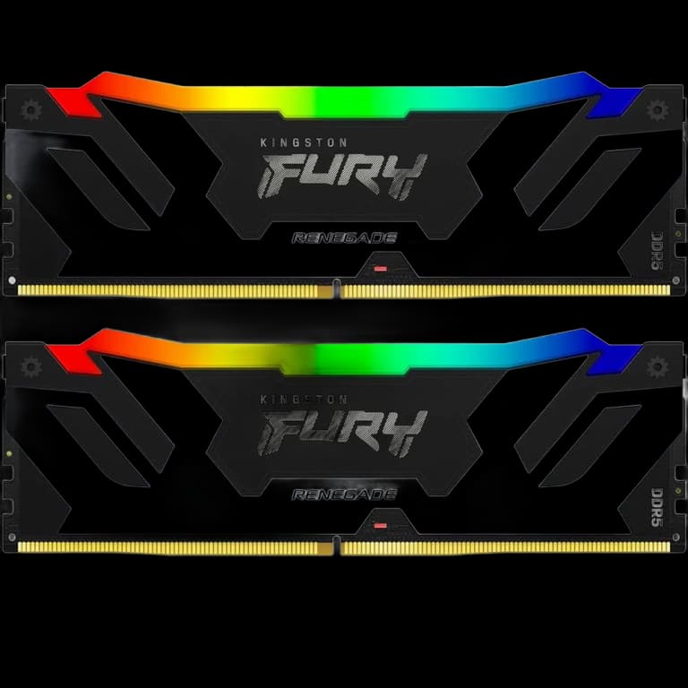 32GB Kingston FURY Renegade RGB - DDR5, 8000MHz, 2x16GB, черный цвет