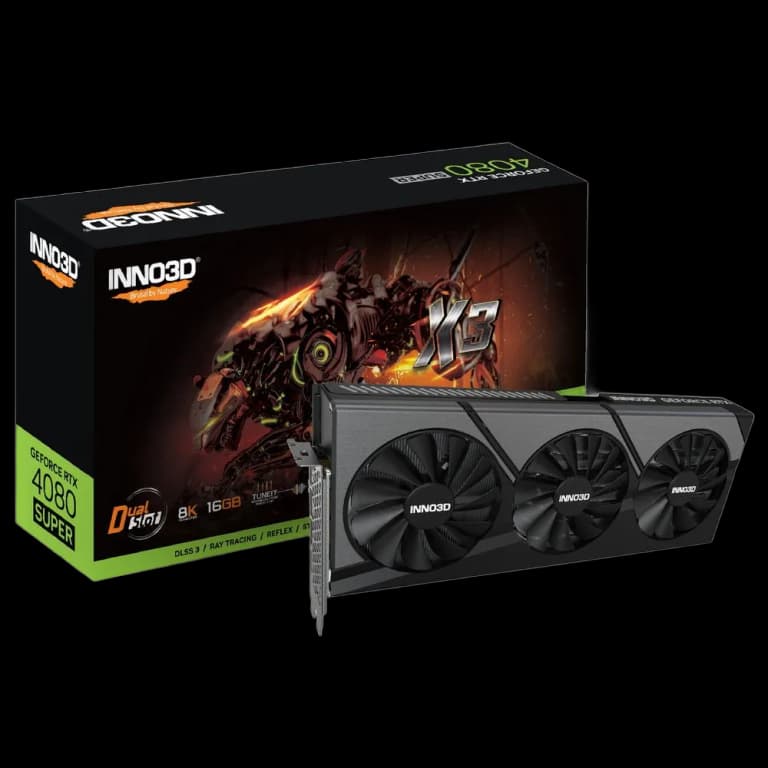  INNO3D GeForce RTX 4080 SUPER X3 - 16GB, черный