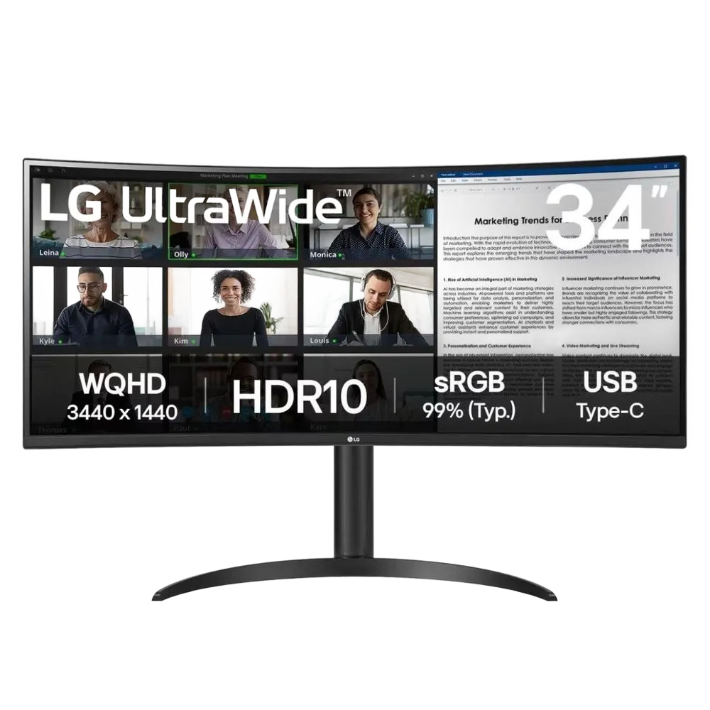 3.5K монитор LG UltraWide 34WR55QK-B