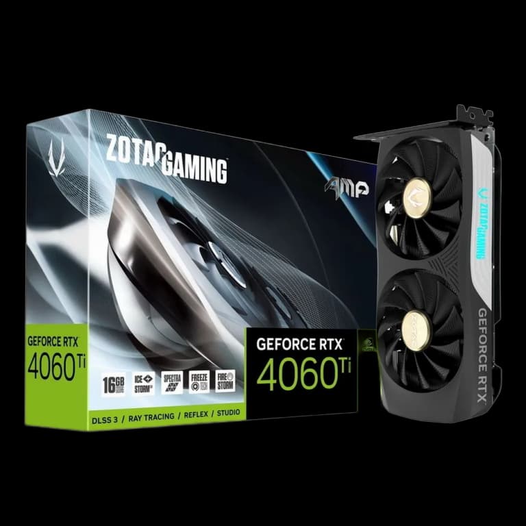 Zotac GeForce RTX 4060 Ti - 16GB, черный