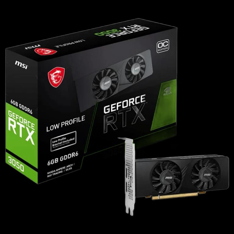 MSI GeForce RTX 3050 - 6GB, черный