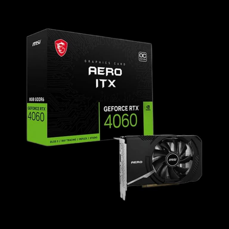 MSI GeForce RTX 4060 AERO OC - 8GB, черный