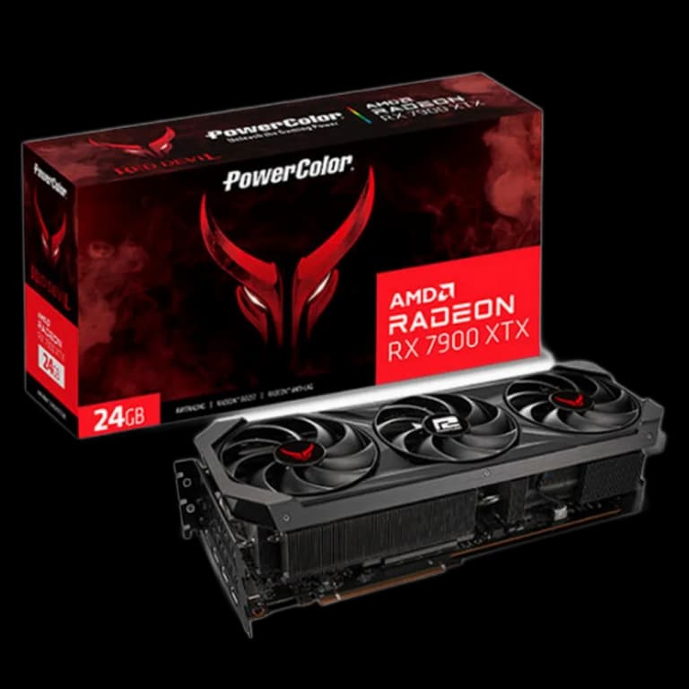 PowerColor Radeon RX 7900XTX Red Devil - 24GB, черный цвет