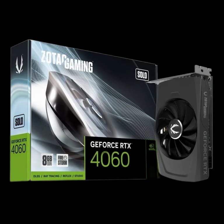 Zotac GeForce RTX 4060 SOLO - 8GB, черный
