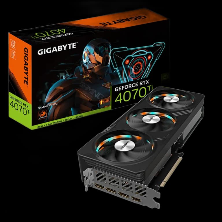 Gigabyte GeForce RTX 4070 Ti GAMING V2 - 12GB, черный