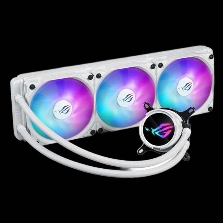 AIO ASUS ROG STRIX LC III 360 ARGB - белый цвет