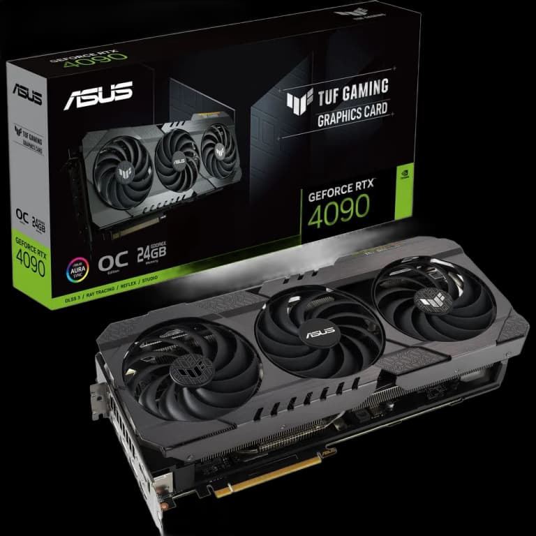 ASUS TUF GeForce RTX 4090 GAMING - 24GB, черный