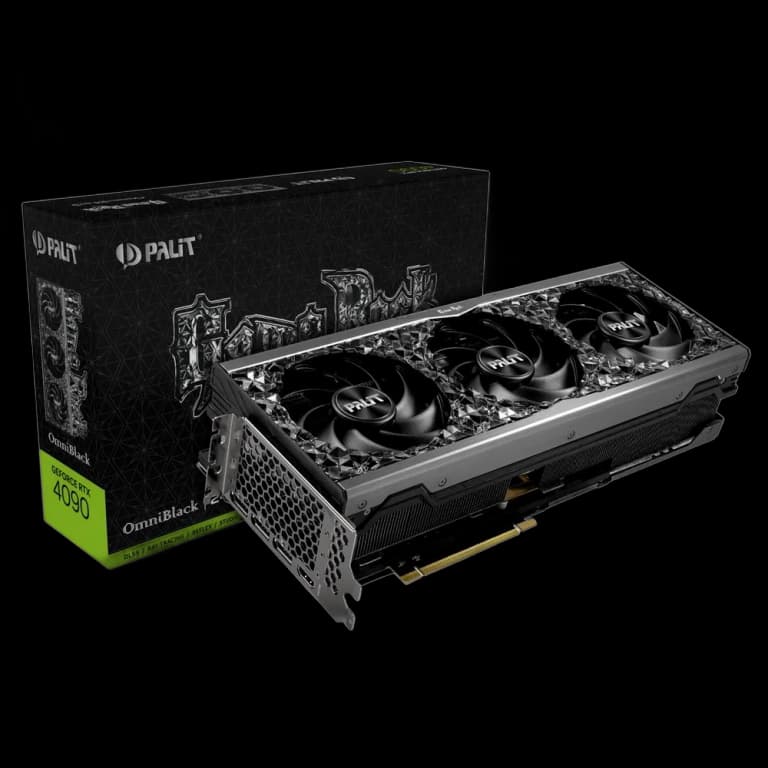 Palit GeForce RTX 4090 GAMEROCK OMNIBLACK - 24GB, черный