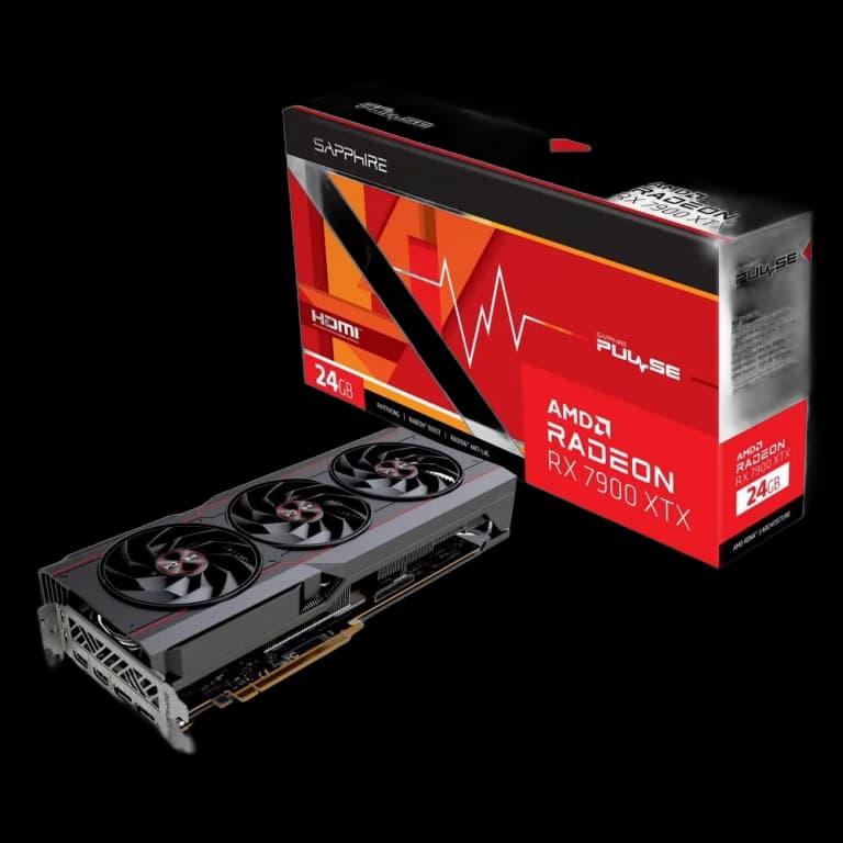 Sapphire Radeon RX 7900XTX GAMING OC - 24GB, черный цвет
