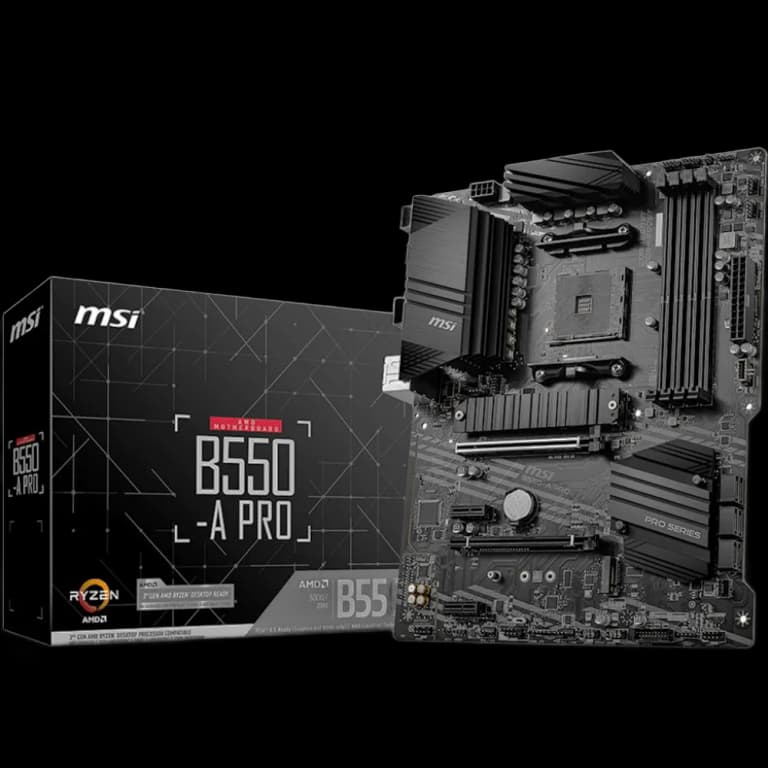 MSI B550-A PRO - DDR4, черный цвет