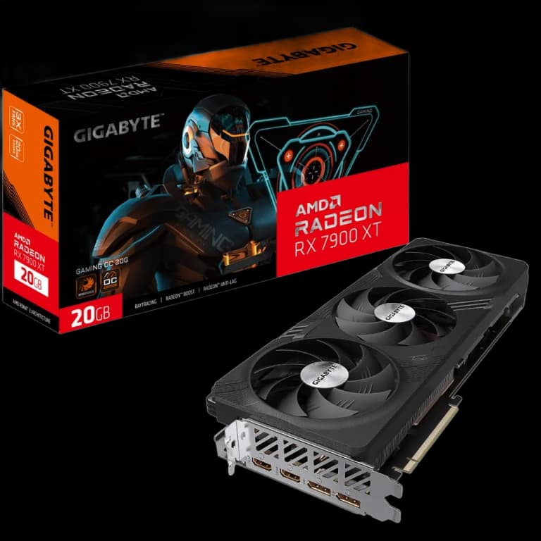 Gigabyte RX 7900XT GAMING OC - 20GB, черный