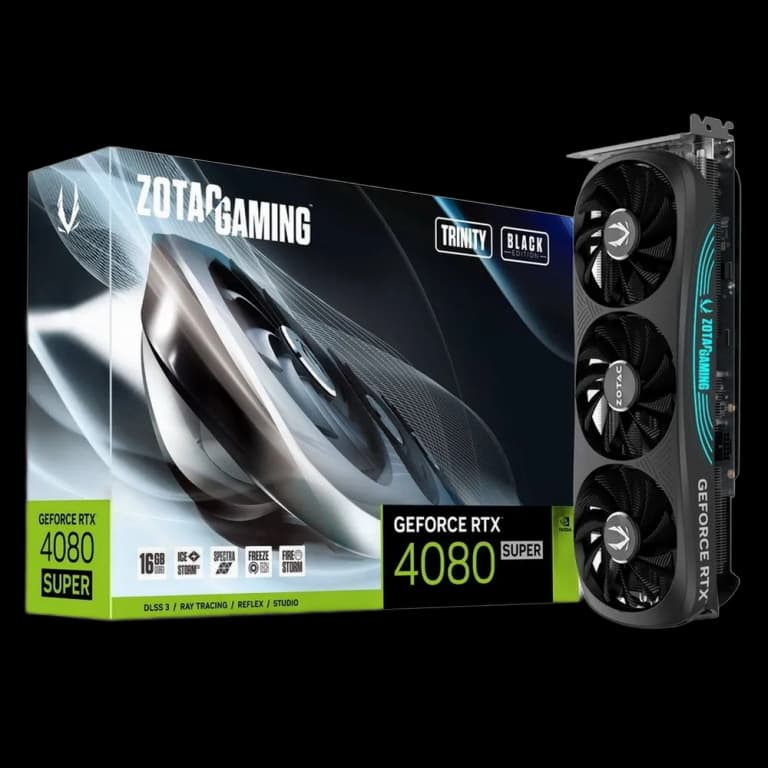 Zotac GeForce RTX 4080 SUPER TRINITY BLACK ED - 16GB, черный