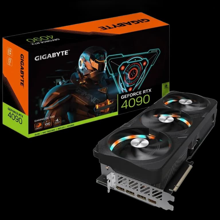 Gigabyte GeForce RTX 4090 GAMING OC - 24GB, черный