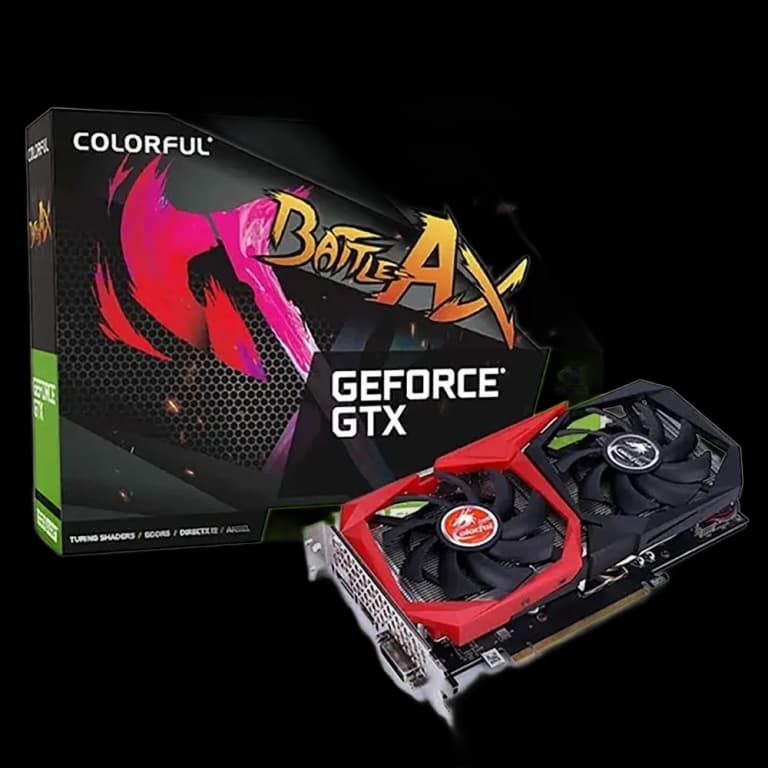 Colorful GeForce GTX 1650 - 4GB, черный цвет