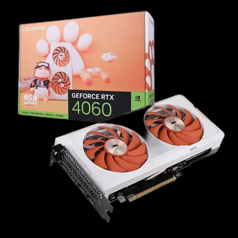Colorful GeForce RTX 4060 MEOW-ORG - 8GB, белый