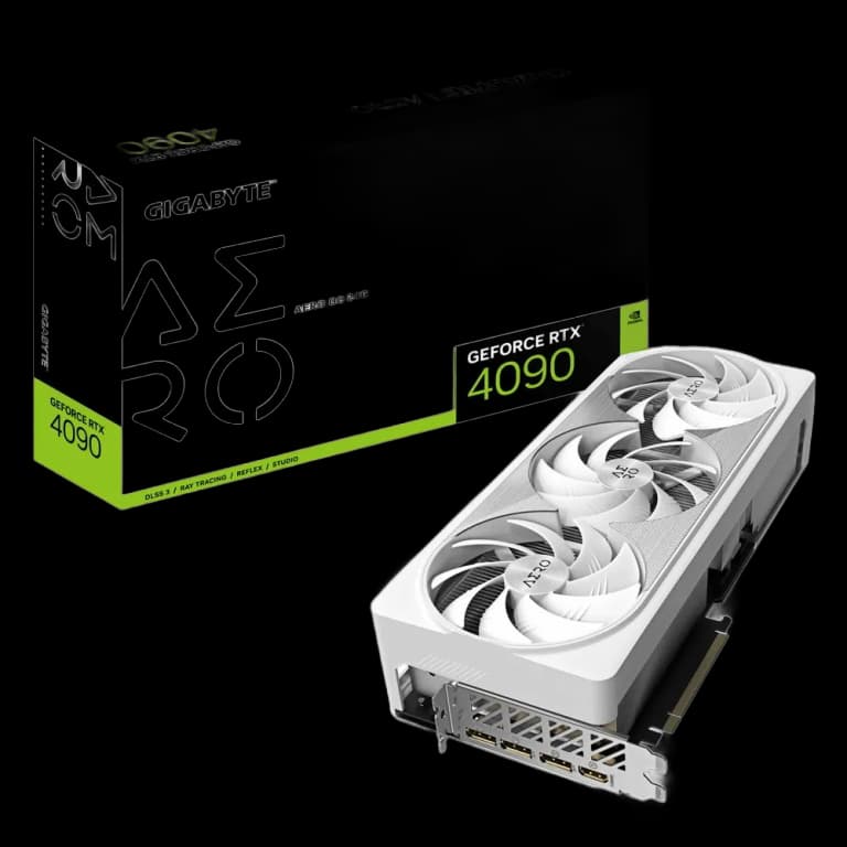 Gigabyte GeForce RTX 4090 AERO OC - 24GB, белый