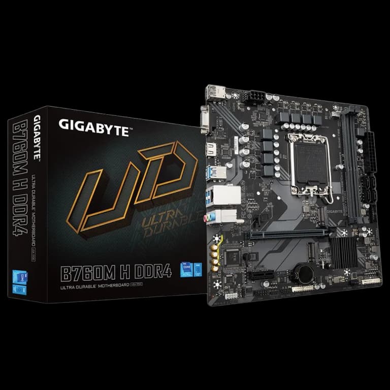 Gigabyte B760M H DDR4,2xDDR4-3200