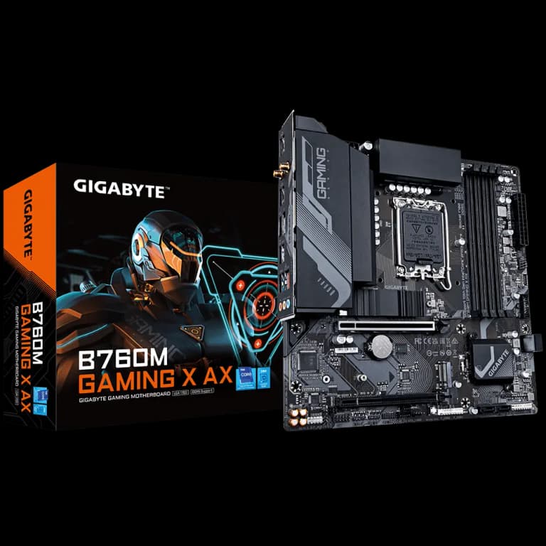 Gigabyte B760M GAMING X AX - DDR5, черный цвет