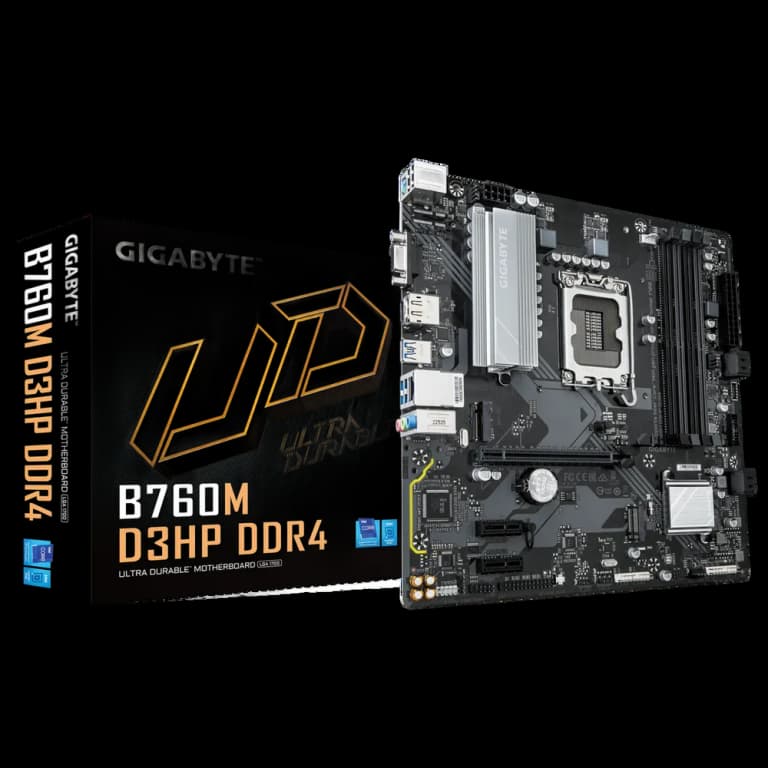 Gigabyte B760M D3HP - DDR4, черный цвет