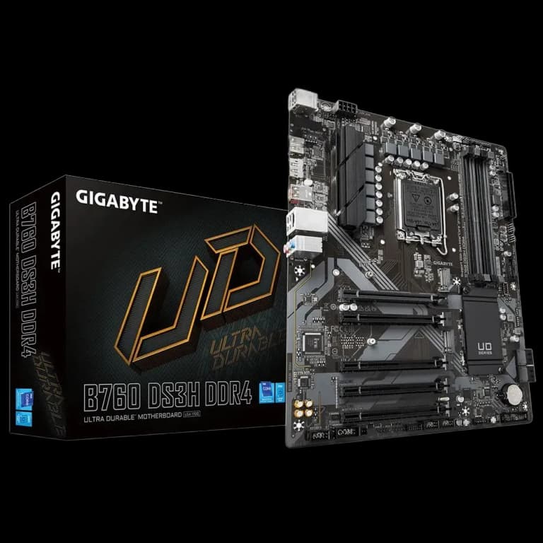 Gigabyte B760 DS3H - DDR4, черный цвет