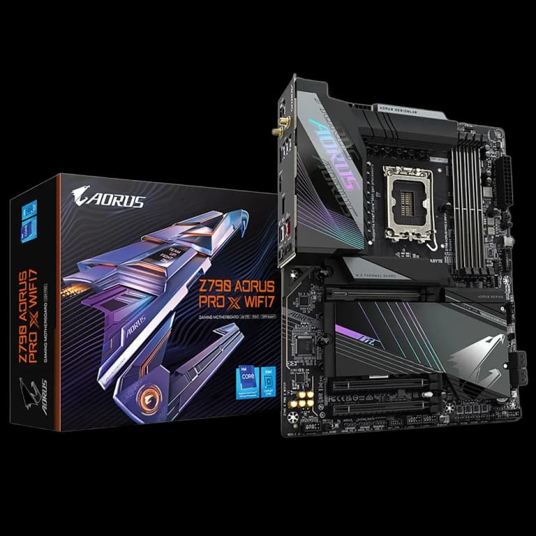 Gigabyte Z790 AORUS PRO X - DDR5, WIFI, черный цвет