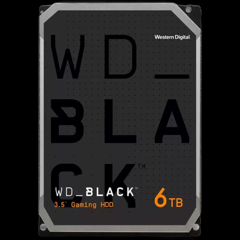 6TB 3.5" WD Black - 6000MB/s