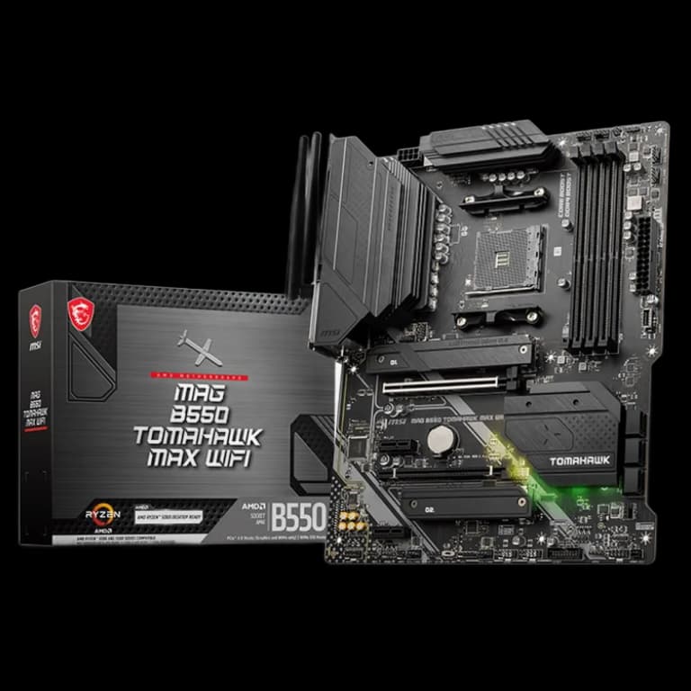 MSI MAG B550 TOMAHAWK - DDR4, WIFI, черный цвет