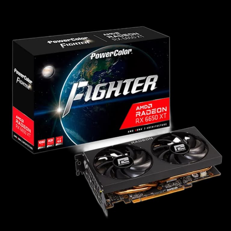 PowerColor RX 6650XT Fighter - 8GB, черный
