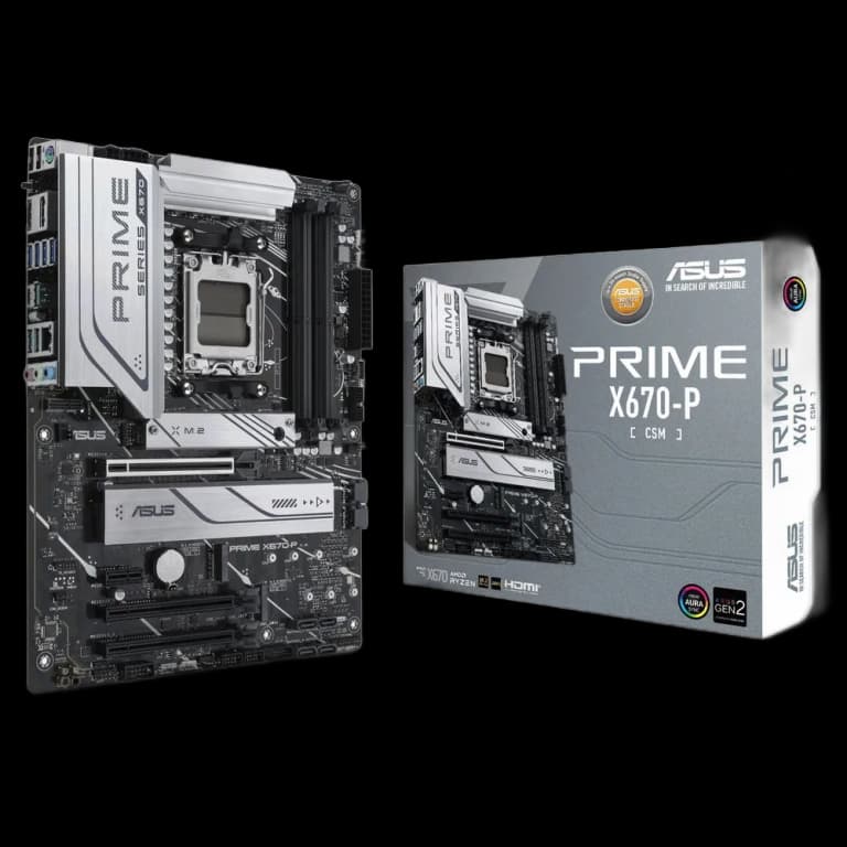 ASUS PRIME X670-P-CSM - DDR5, черный цвет