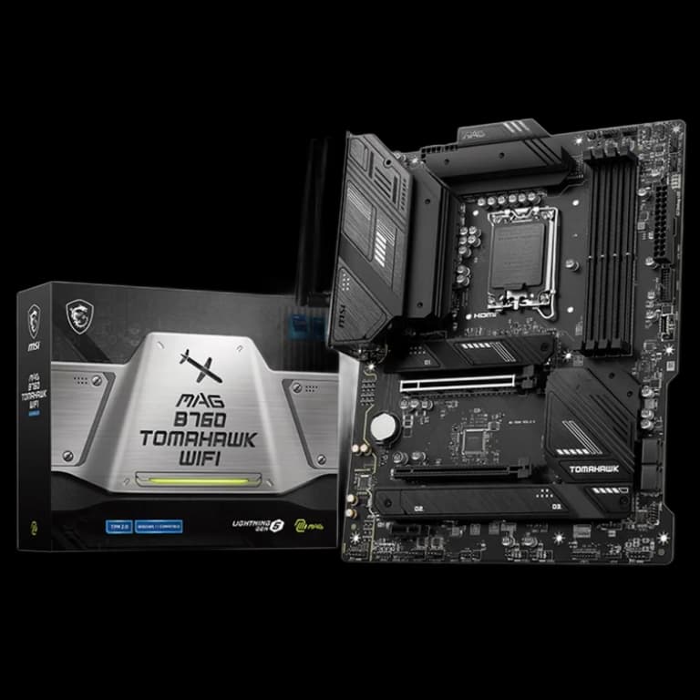 MSI MAG B760 TOMAHAWK - DDR5, WIFI, черный цвет