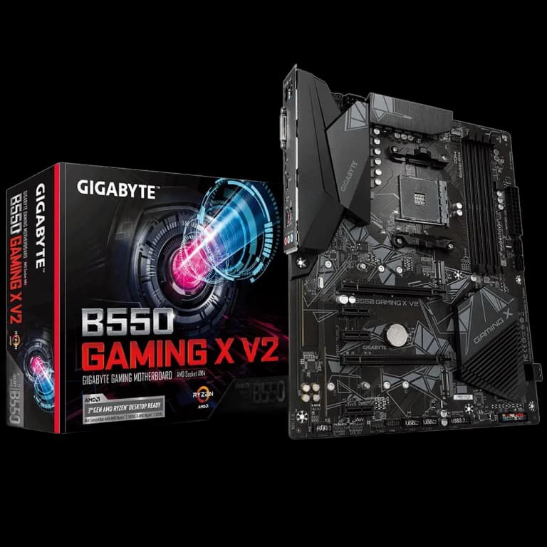 Gigabyte B550 GAMING X V2 - DDR4, черный цвет