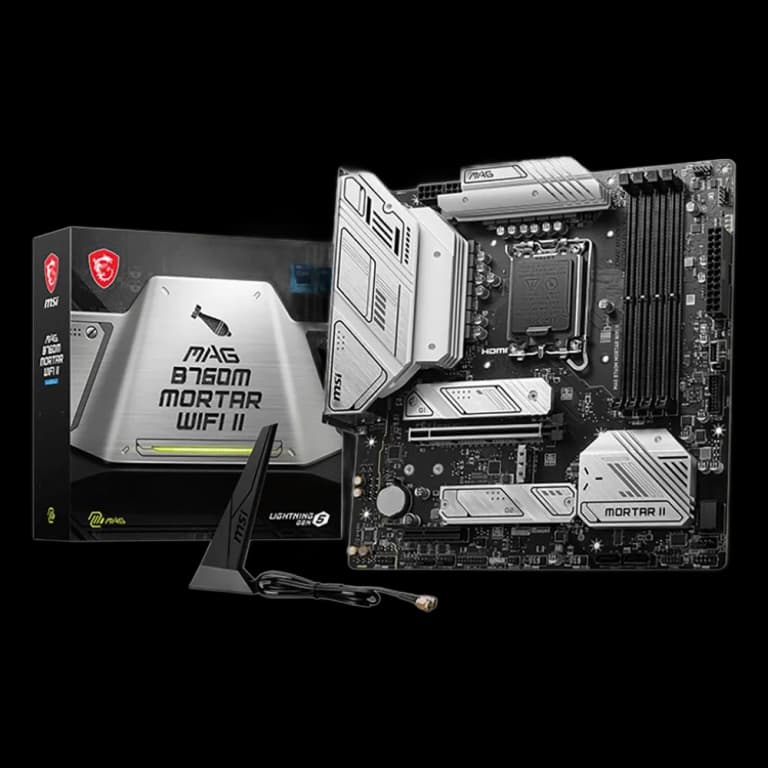 MSI MAG B760M MORTAR II - DDR5, WIFI, черный цвет