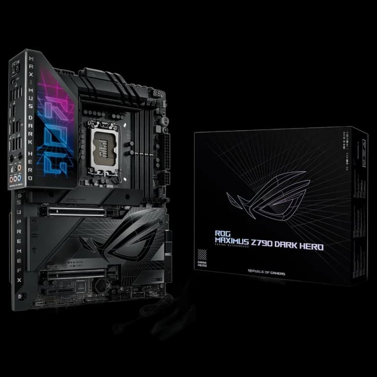 ASUS ROG MAXIMUS Z790 DARK HERO - DDR5, черный цвет