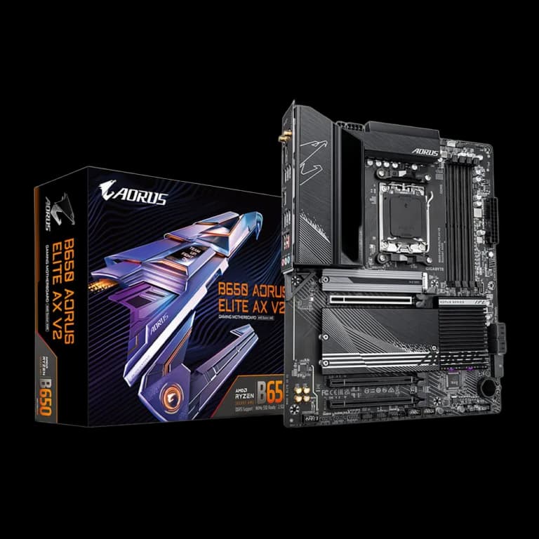  Gigabyte B650 AORUS ELITE AX V2 - DDR5, черный цвет