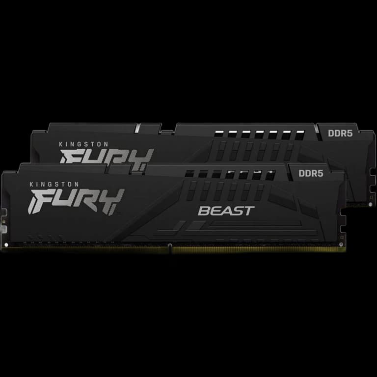  32GB Kingston FURY Beast - DDR5, 5200MHz, 2x16GB, черный цвет
