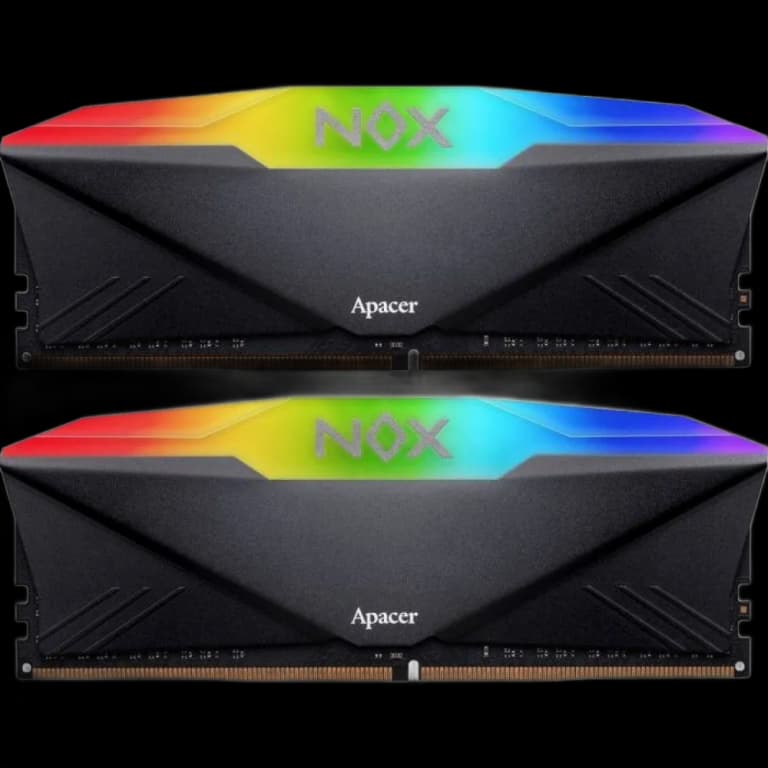 16GB Apacer NOX RGB - DDR4, 3200MHz, 2x8GB, черный цвет