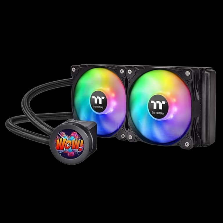 AIO Thermaltake Floe Ultra 240 RGB - черный цвет