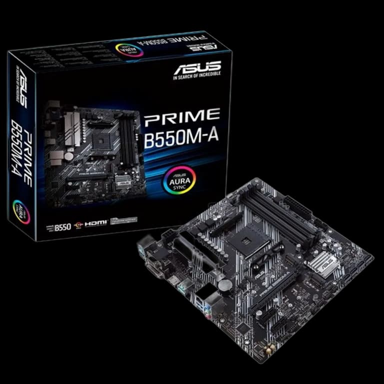 ASUS PRIME B550M-A - DDR4, черный цвет