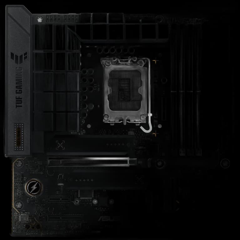 ASUS TUF GAMING B760M-PLUS II - DDR5, черный цвет