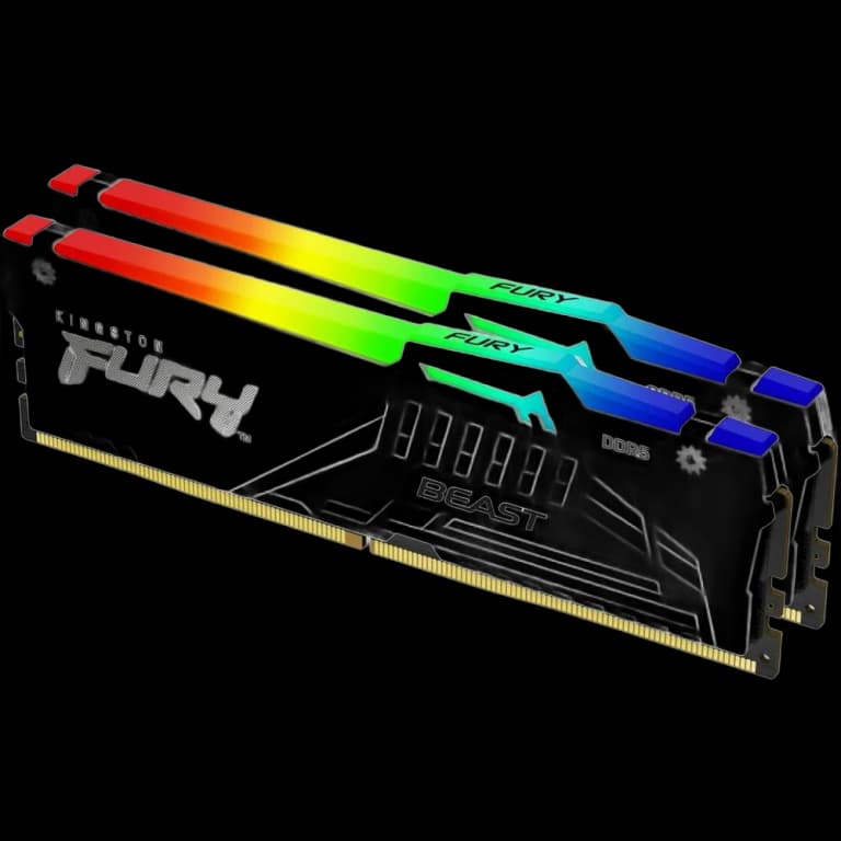 32GB Kingston - DDR5, 6000MHz, 2x16GB, черный цвет