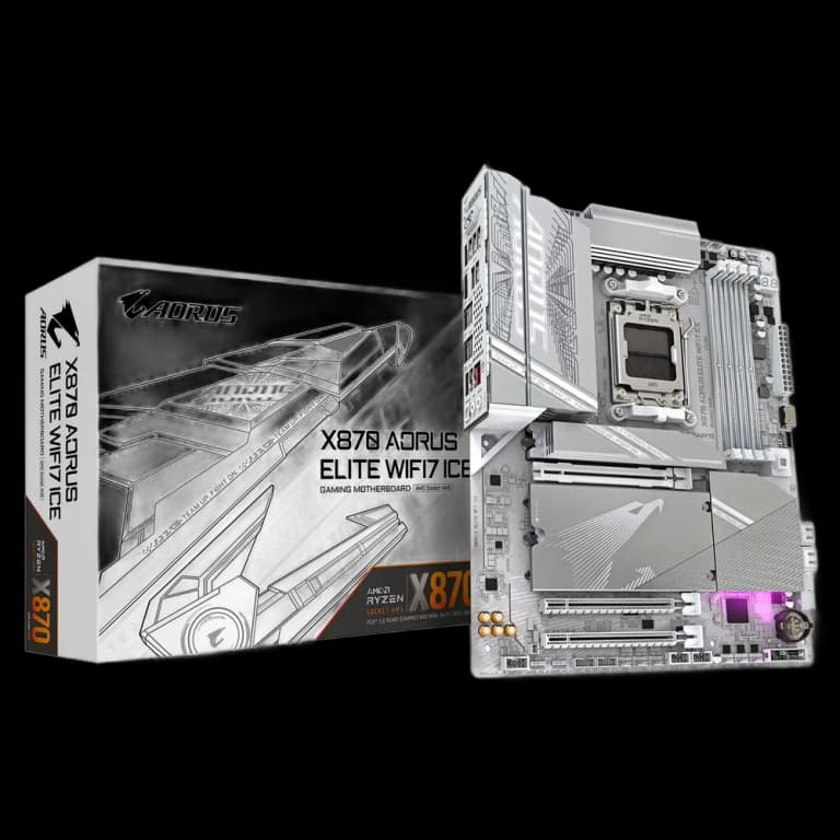 Gigabyte X870 AORUS ELITE ICE - DDR5, WIFI, белый цвет
